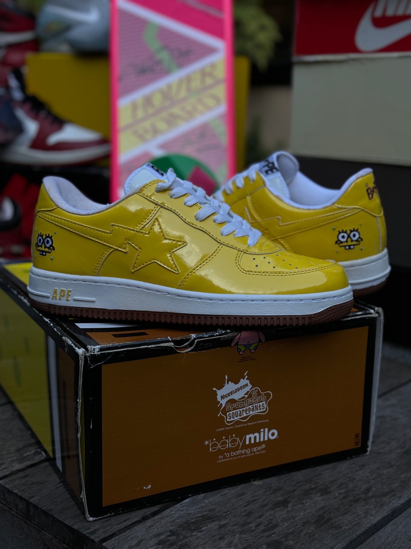 2008 - Bape Bapesta “SpongeBob SquarePants”
