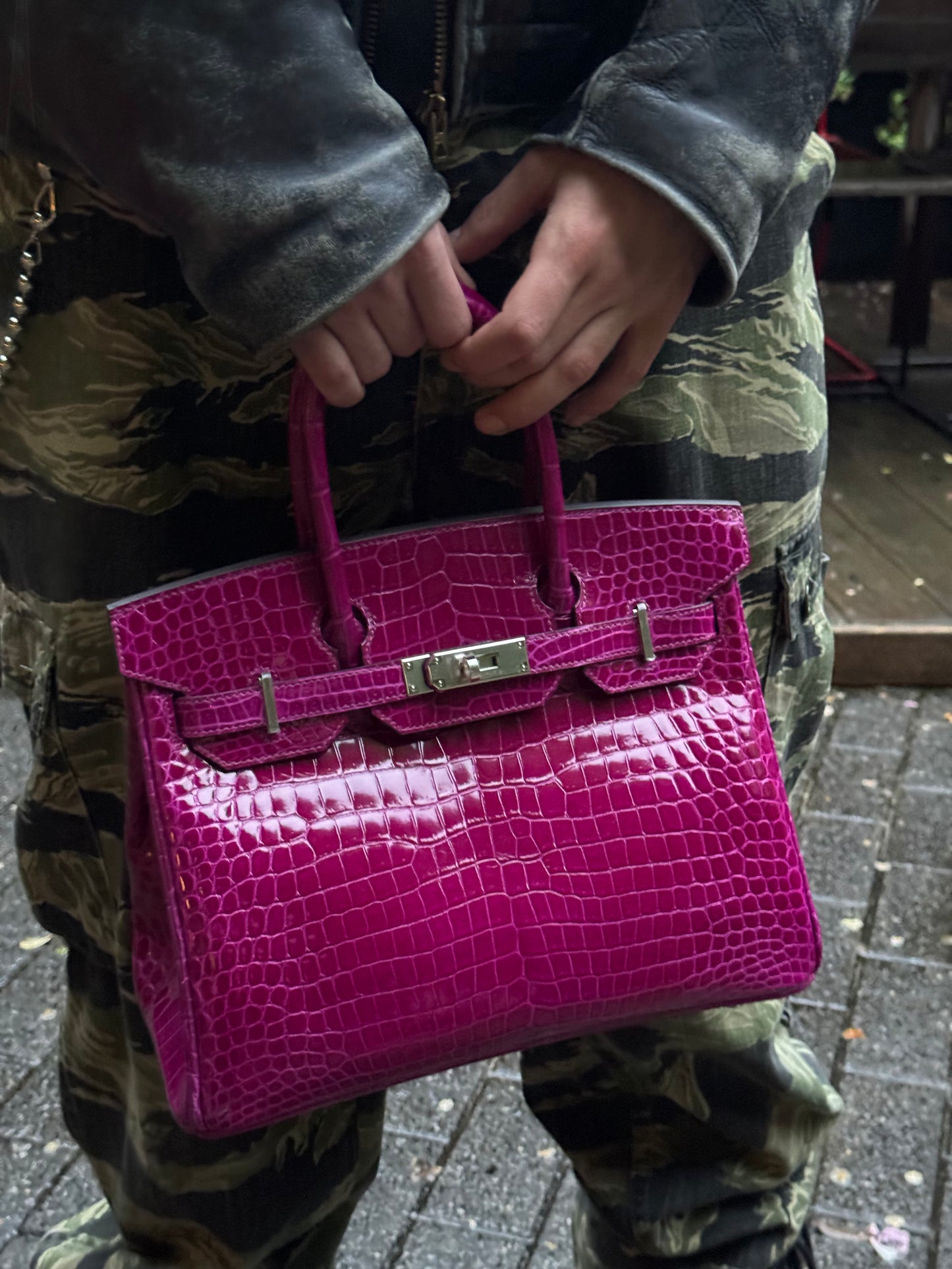 Hermès Birkin 35 Porosus Crocodile Rose Pourpre 2022