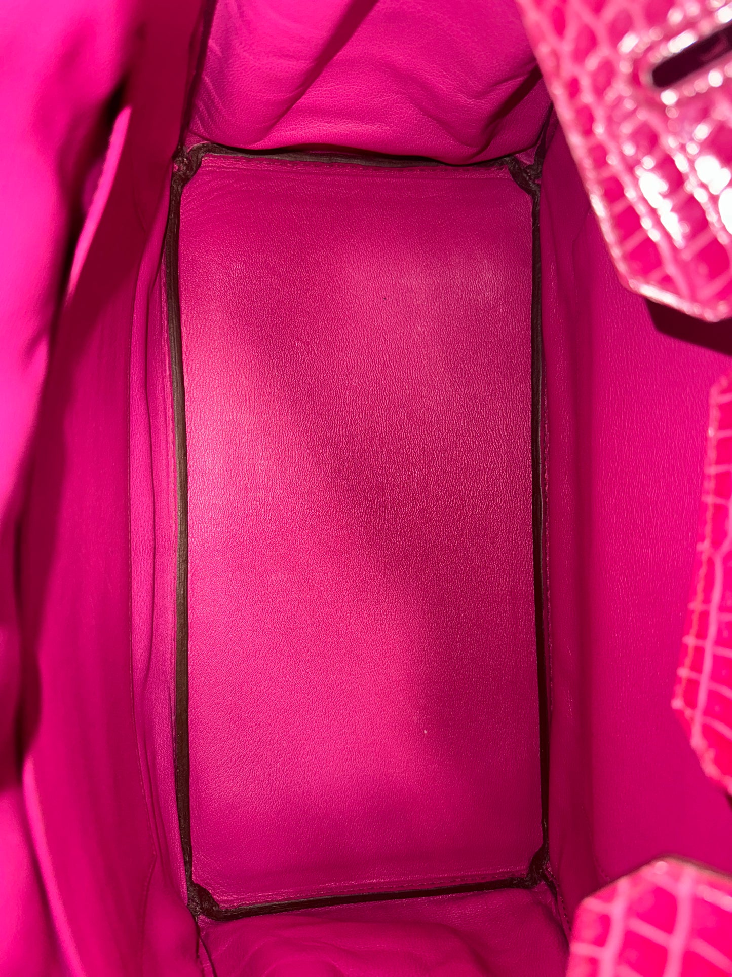 Hermès Birkin 35 fuchsia crocodile porosus (2009)