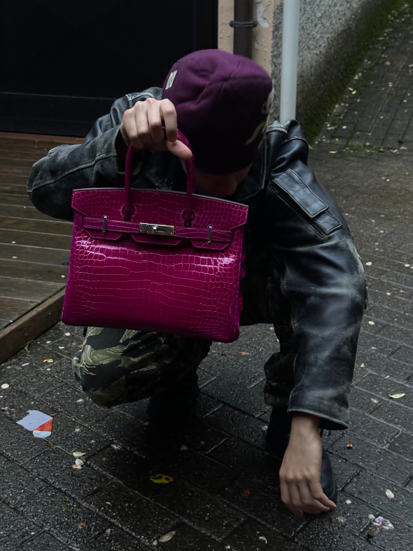 Hermès Birkin 35 Porosus Crocodile Rose Pourpre 2022