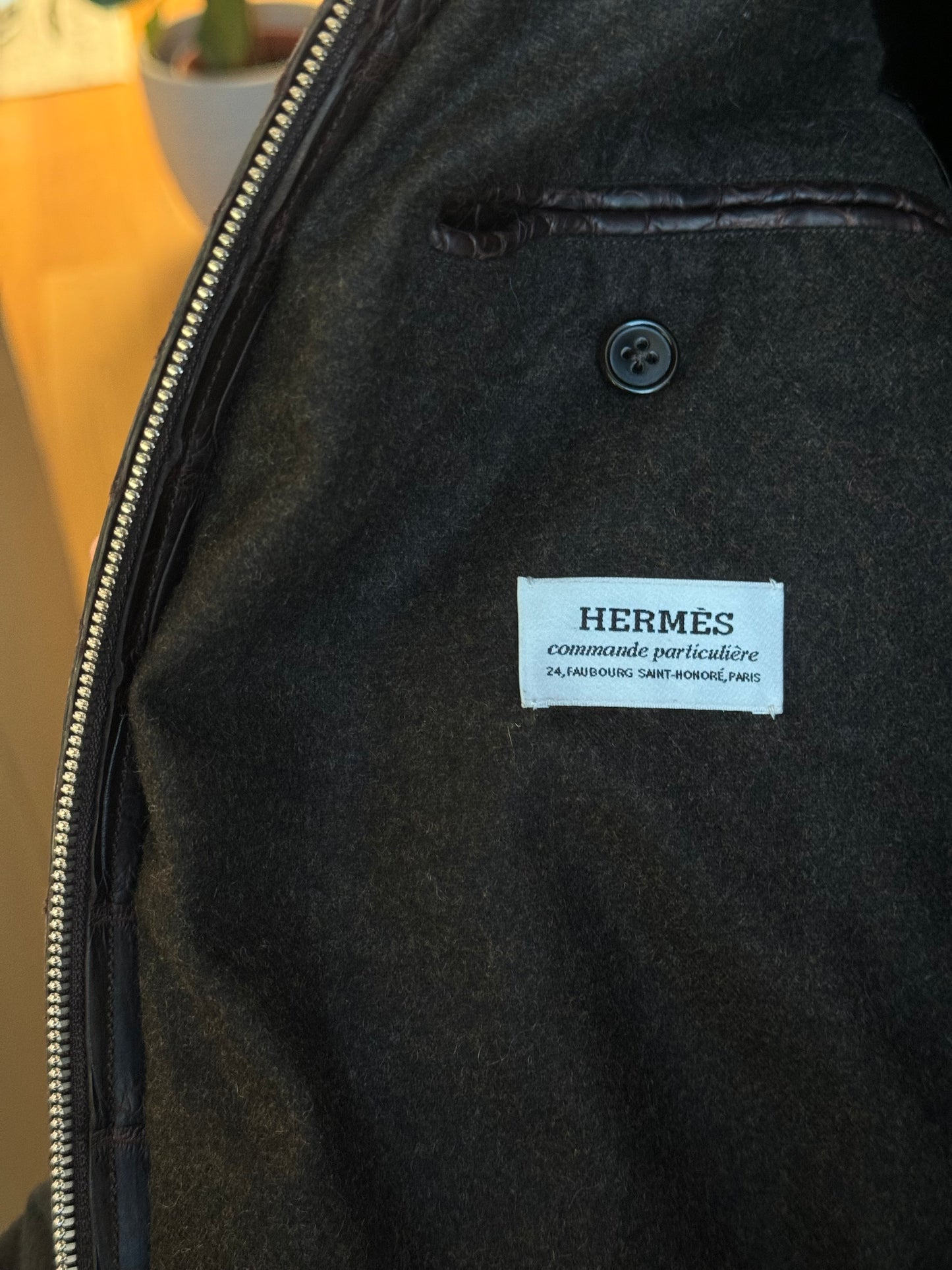 SAMUEL ETO’O OWNED - HERMÈS 1/1 CROCODILE JACKET
